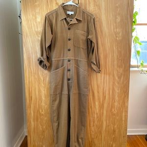 MADEWELL Tan Utility Jumpsuit